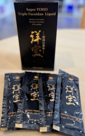 YOHO SUPER TRIPLE FUCOIDAN (LIQUID) | NHẬT BẢN HẢI DƯỢC 20 pouches 25ml
