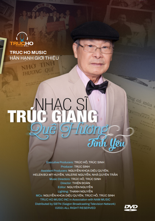 NHẠC SĨ TRÚC GIANG “Quê Hương & Tình Yêu” (DVD + CD)